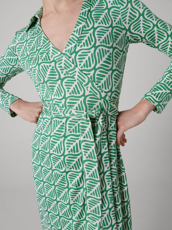 Diane Von Furstenberg Jeanne Silk Jersey Wrap Dress D885ADPMGNSIJY