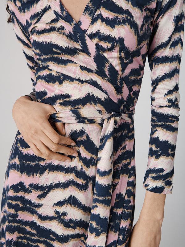 Diane Von Furstenberg Jeanne Silk Jersey Wrap Dress D885APLTMPSLJY