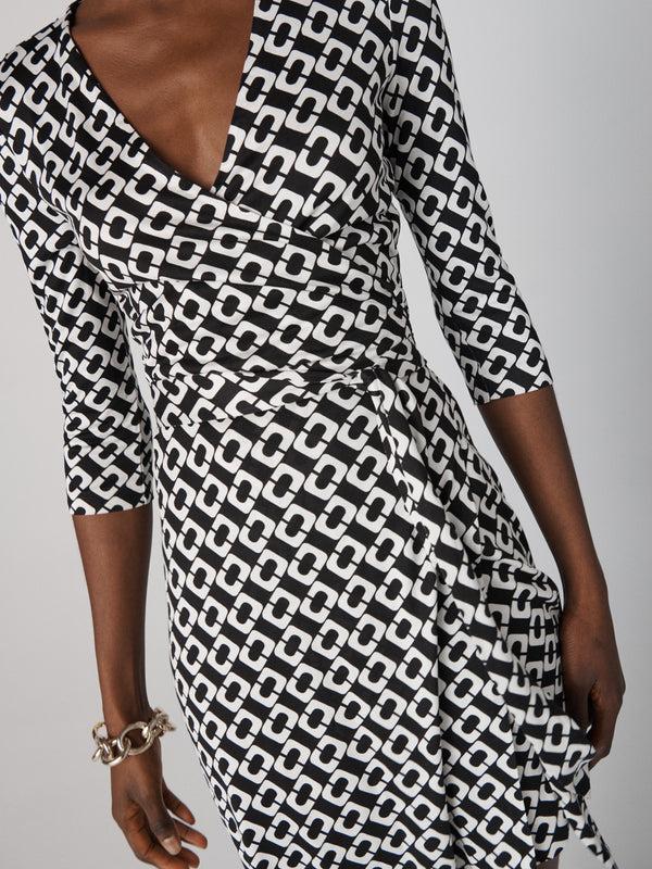 Diane Von Furstenberg Julian Silk Jersey Wrap Dress DVFMR38E00