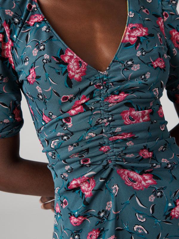 Diane Von Furstenberg Koren Reversible Dress D886ADRMPIMESH