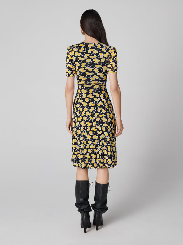 Diane Von Furstenberg Koren Reversible Mesh Dress D886APSYEGMESH