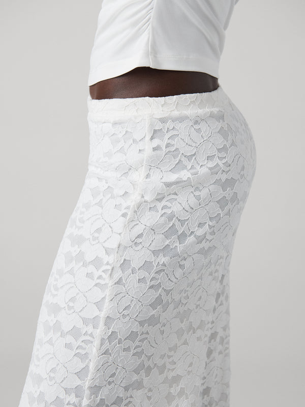 Diane Von Furstenberg Malia Lace Pants P025AWHITENYPL