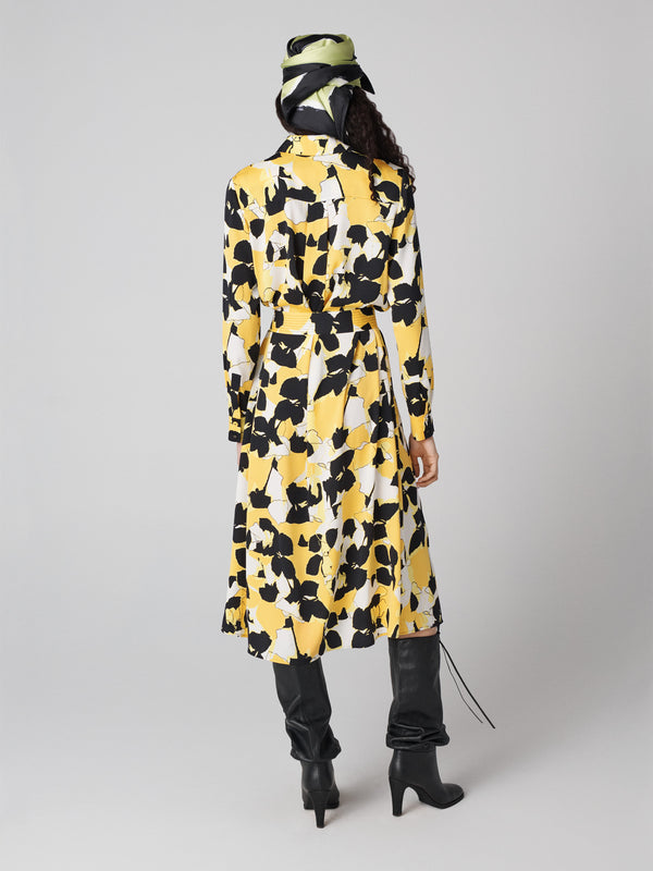 Diane Von Furstenberg Maya Silk Shirt Dress D020AEFMYLSCDC