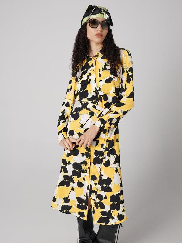 Diane Von Furstenberg Maya Silk Shirt Dress D020AEFMYLSCDC