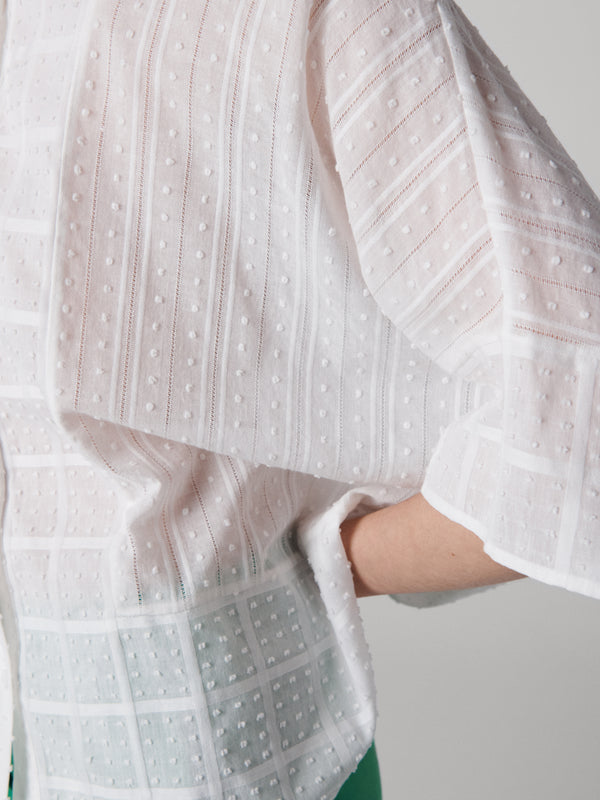 Diane Von Furstenberg Megan Cotton Top B019AWHITEWSWI