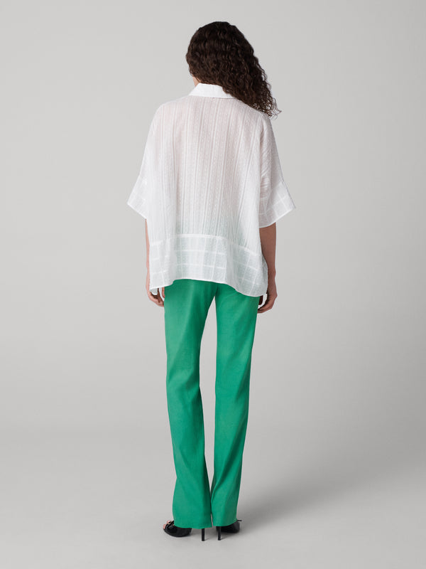 Diane Von Furstenberg Megan Cotton Top B019AWHITEWSWI