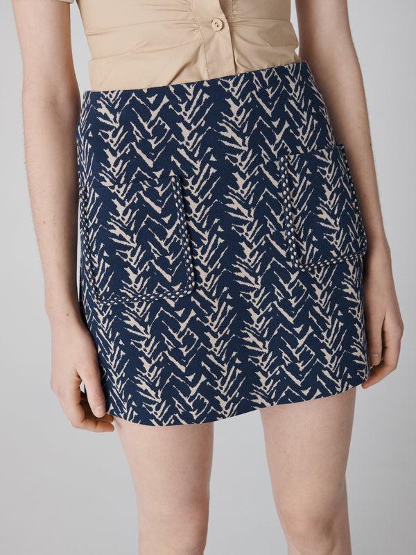 Diane Von Furstenberg Melina Mini Skirt S021ACMTMNKCAQ