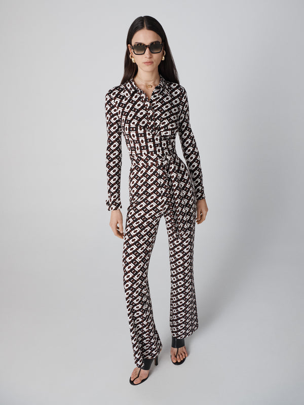 Diane Von Furstenberg Michele Jumpsuit U996ACLMBNHVJY