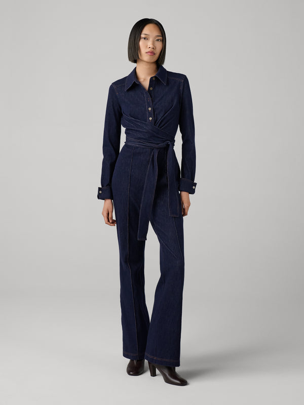 diane von furstenberg Michele Jumpsuit U996BNNAVYKDEM