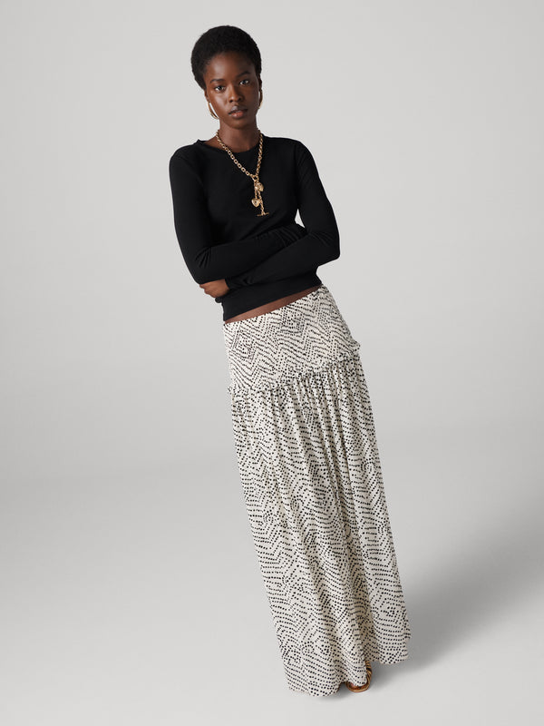 diane von furstenberg Natalie Maxi Skirt S029LBDIBKFMES