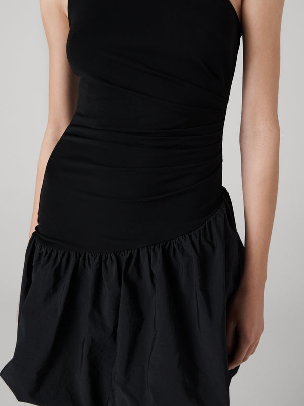 Diane Von Furstenberg Nina Bubble Dress D105ABLACKMJTF