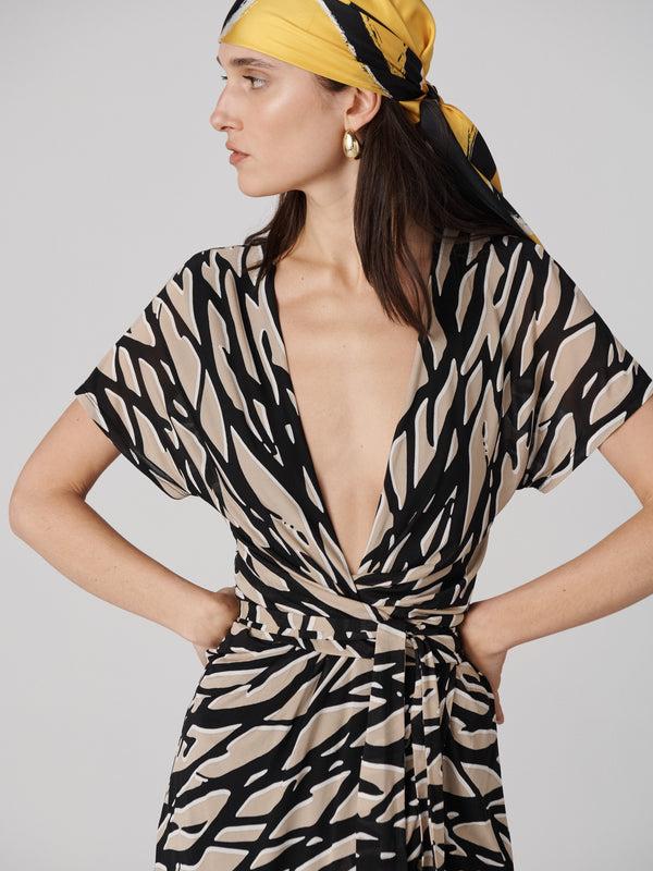 Diane Von Furstenberg Paisley Wrap Dress D085ASTMHZTIJY