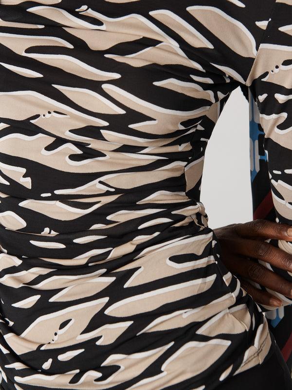 Diane Von Furstenberg Perfect Long Sleeve Top T028ASTMHZTIJY