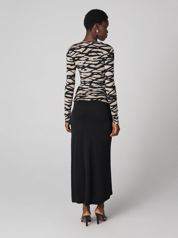 Diane Von Furstenberg Perfect Long Sleeve Top T028ASTMHZTIJY