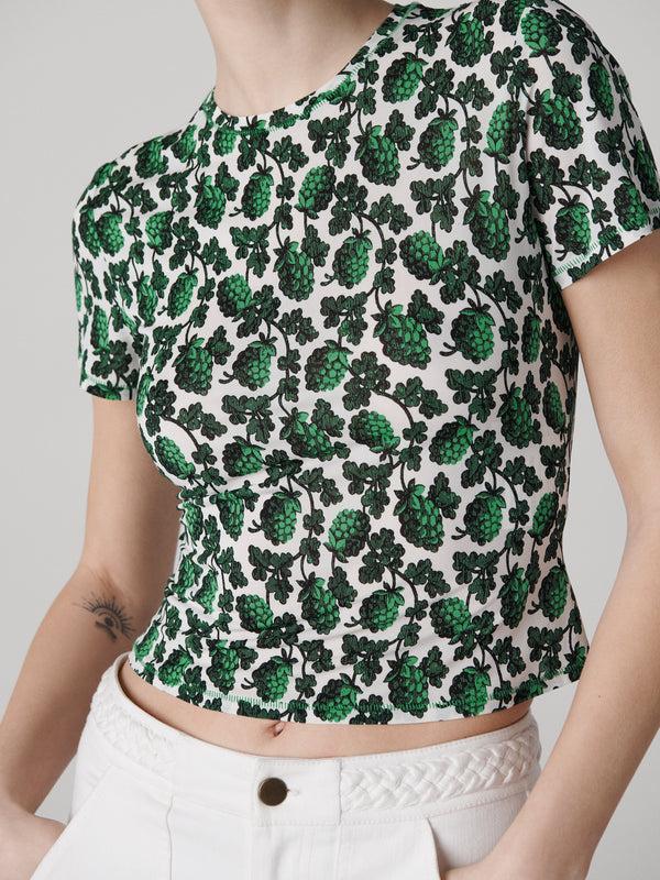 Diane Von Furstenberg Perfect Short Sleeve Top T033BBIGRNTIJY