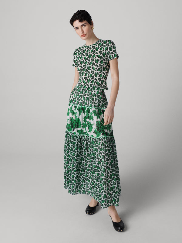 Diane Von Furstenberg Perfect Short Sleeve Top T033BBIGRNTIJY