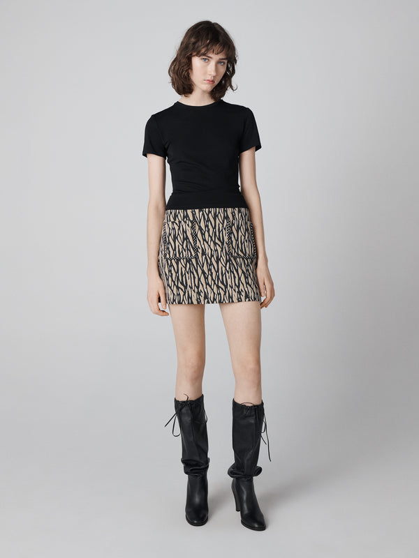 diane von furstenberg Perfect Short Sleeve Top T033BBLACKMTJY