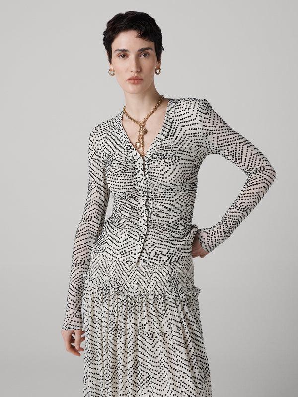 Diane Von Furstenberg Princess Cardigan T104ABDIBKFMES