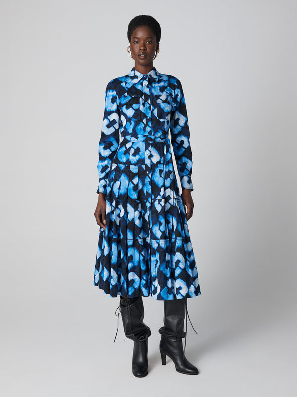 Diane Von Furstenberg Regina Shirt Dress D061ASHLMMSCPN