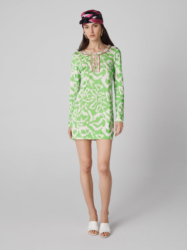 Diane Von Furstenberg Reina Silk Jersey Dress D076AKGPGGSLJY