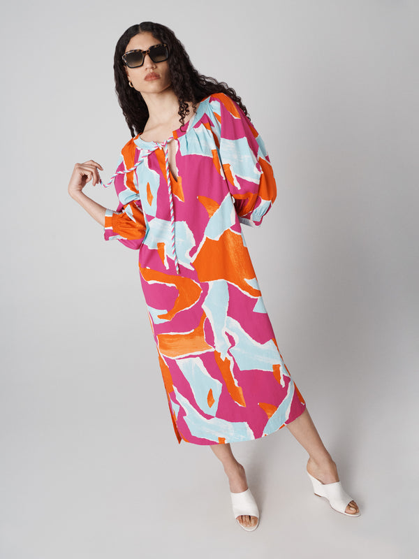 Diane Von Furstenberg Rhodes Cotton Dress D004AICLPKSCPN