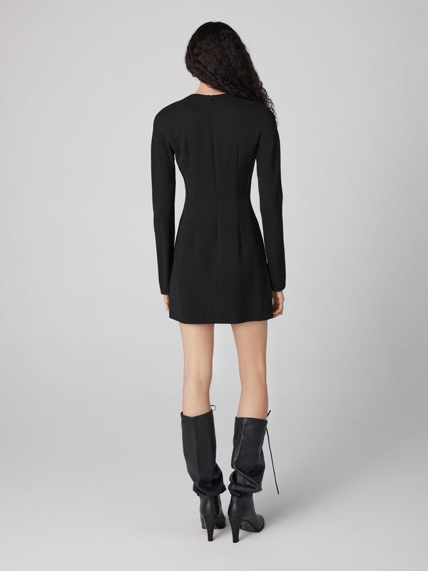 Diane Von Furstenberg Sloane Mini Dress D028ABLACKSVHC