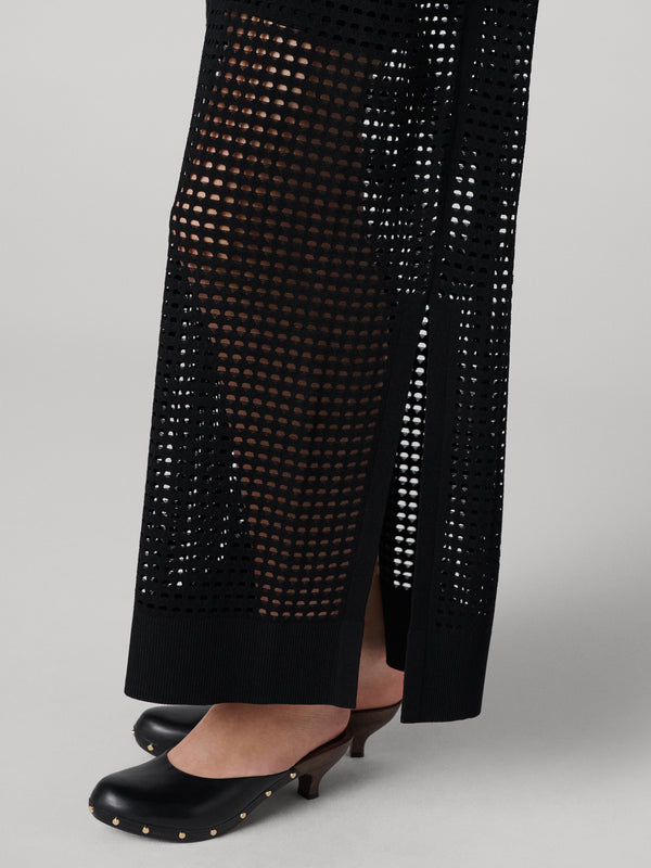 Diane Von Furstenberg Tallullah Eyelet Caftan D101ABLACKVIPL