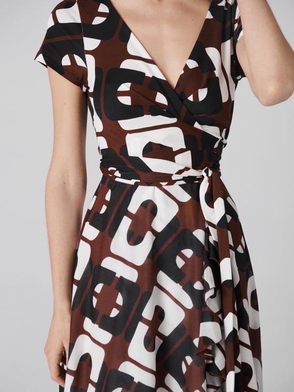 Diane Von Furstenberg Vivianna Wrap Dress D102ACNLLBSCNV
