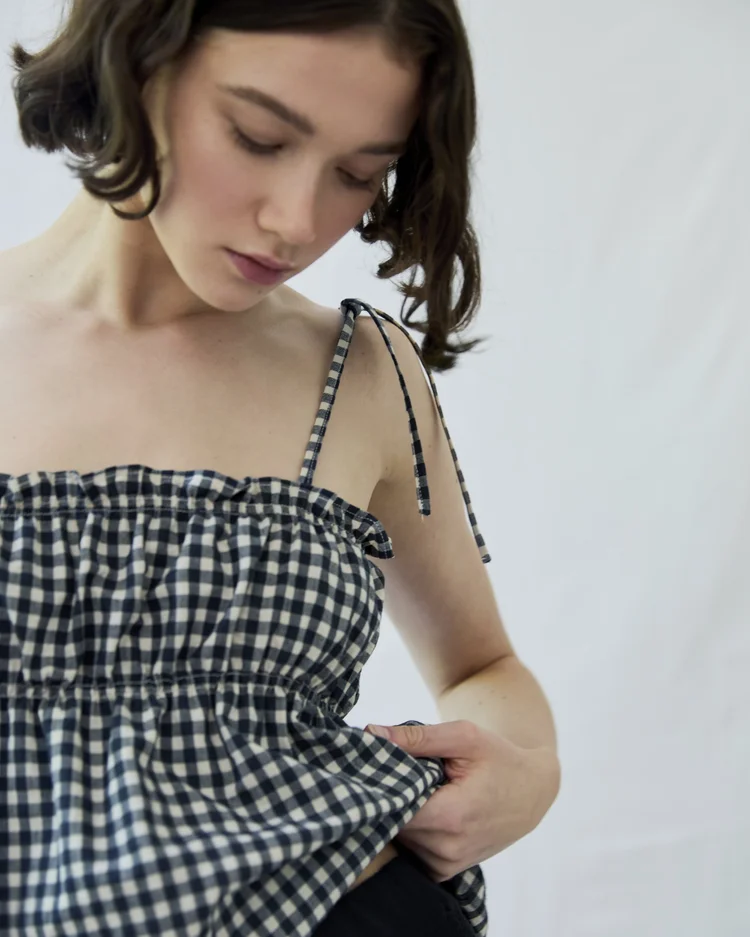 Diarte Bindi Gingham Top