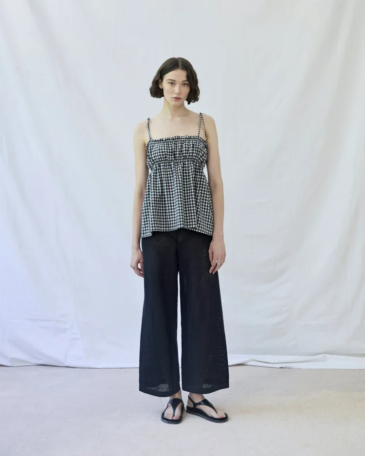 diarte Bindi Gingham Top