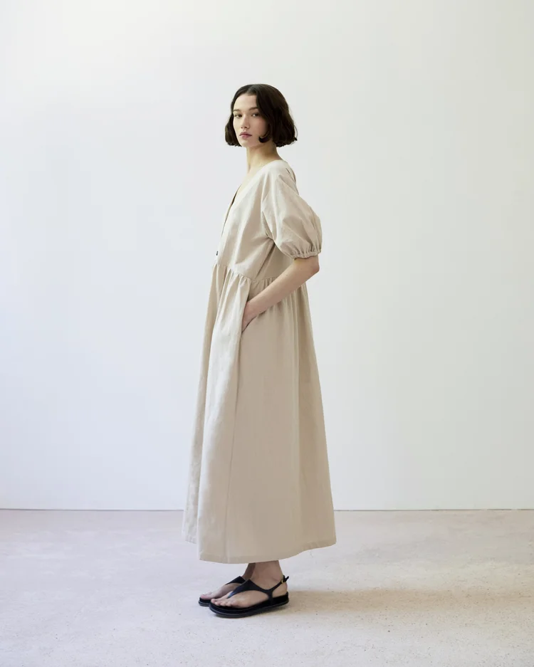 Diarte Blake Cotton Dress Sand