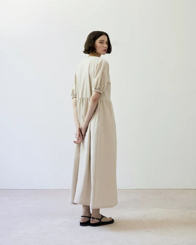 Diarte Blake Cotton Dress Sand
