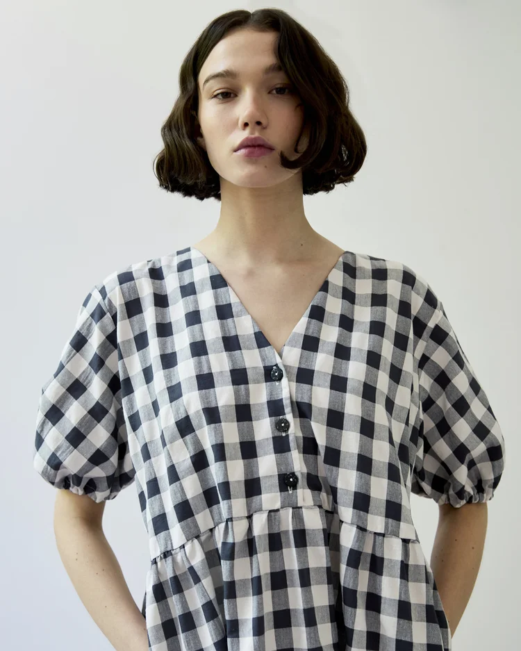 Diarte Blake Large Gingham Dress