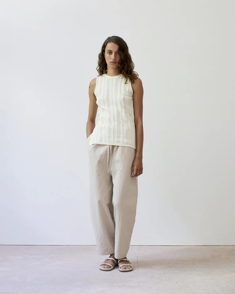 Diarte Bria Top Raw White