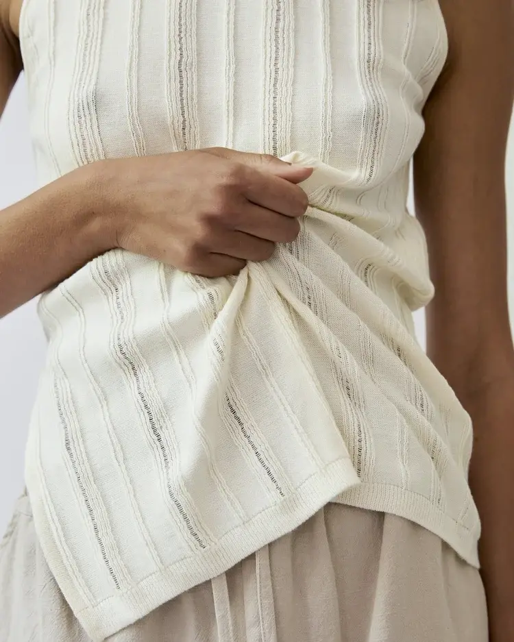 Diarte Bria Top Raw White