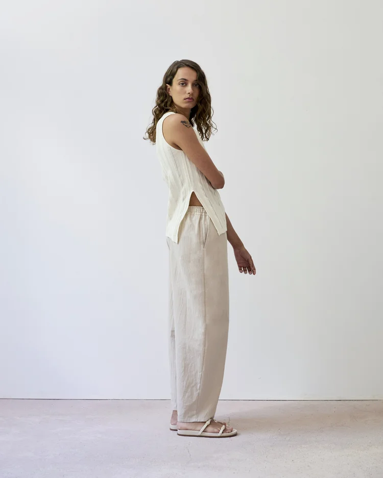 diarte Bria Top Raw White