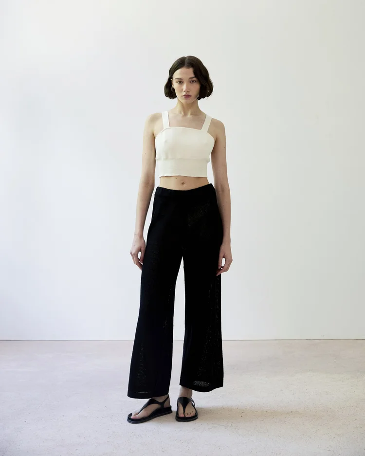 Diarte Cruz Top Raw White