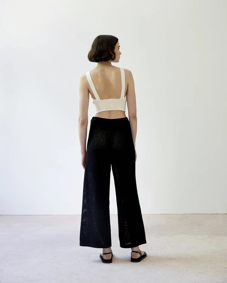 Diarte Cruz Top Raw White