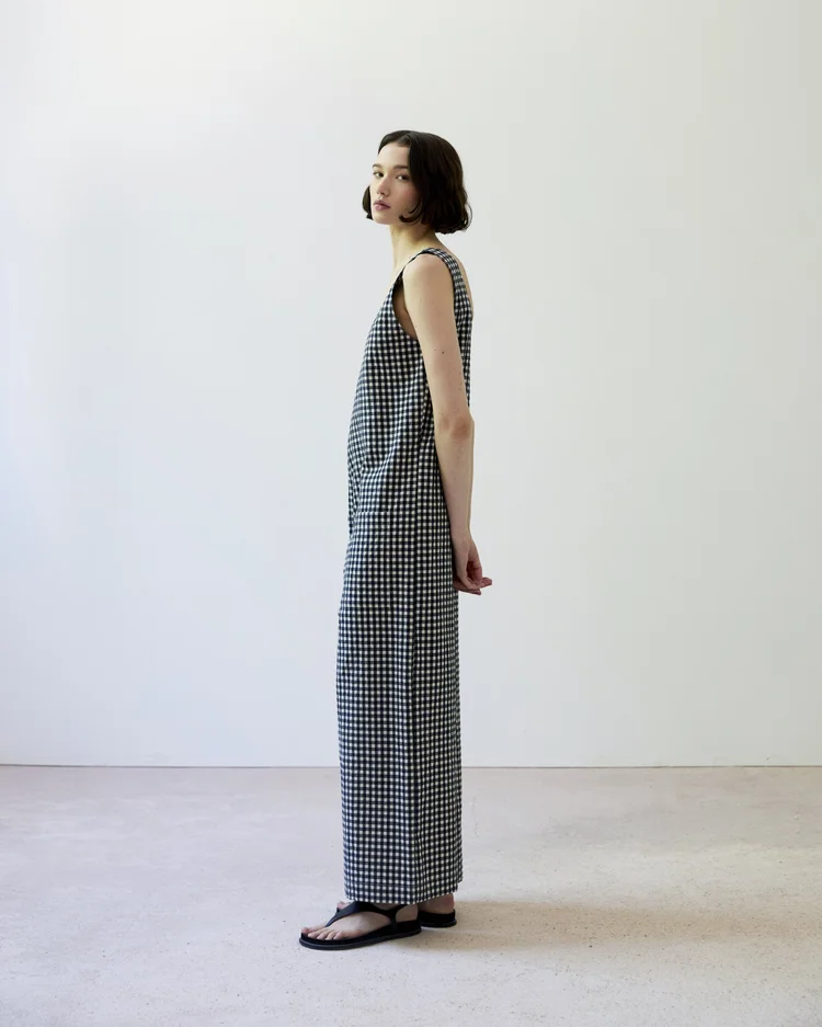 Diarte Lance Gingham Jumpsuit