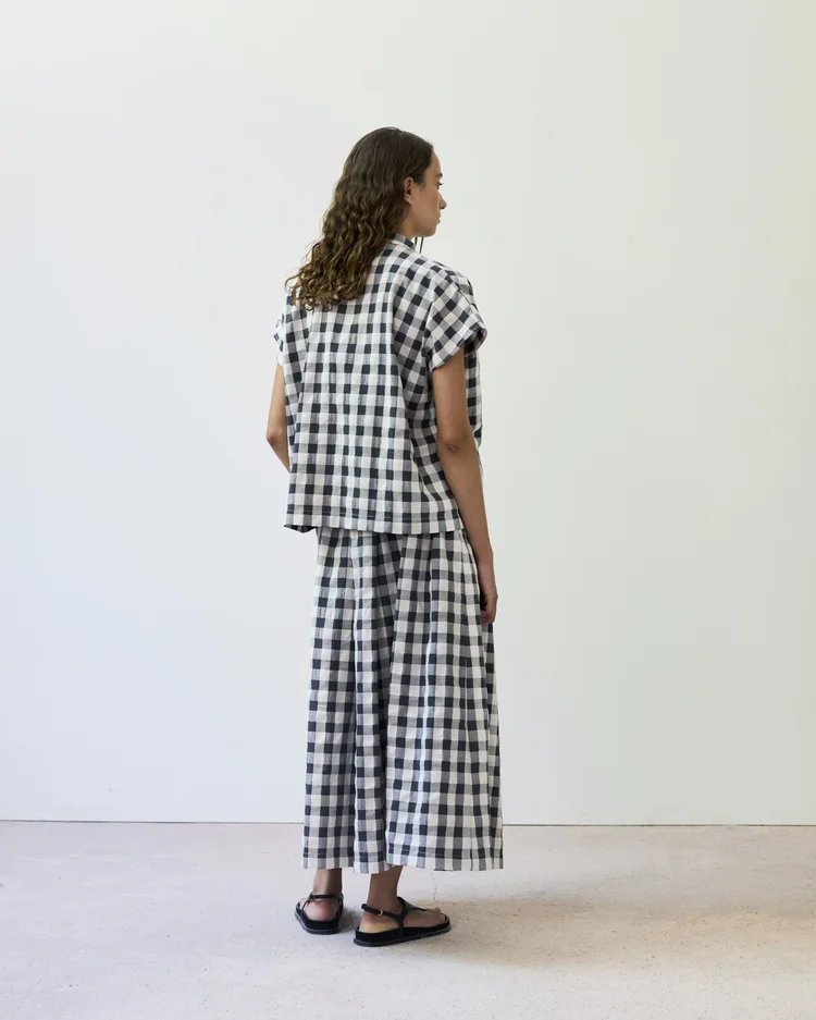 Diarte Merit Large Gingham Top