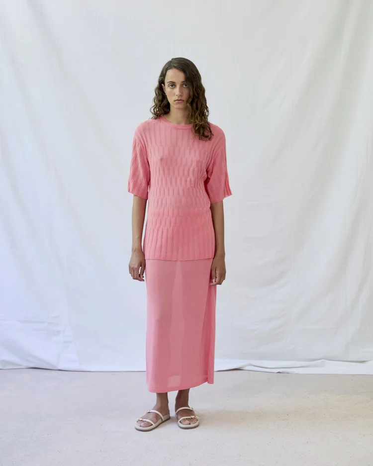 diarte Mitte Skirt Salmon