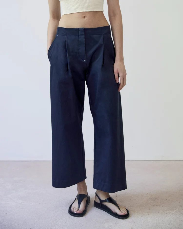 Diarte Rudy Twill Pants Navy