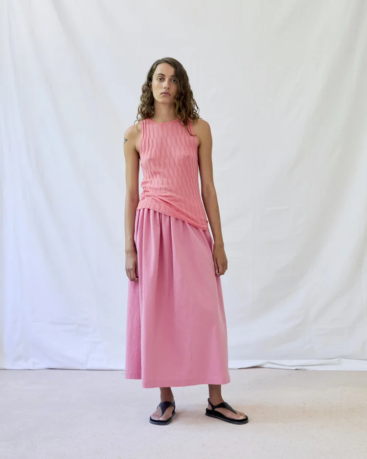 Diarte Salma Cotton Skirt Strawberry