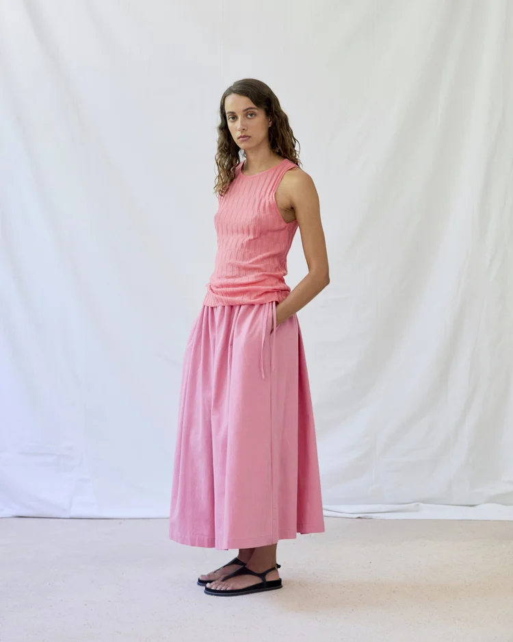 Diarte Salma Cotton Skirt Strawberry