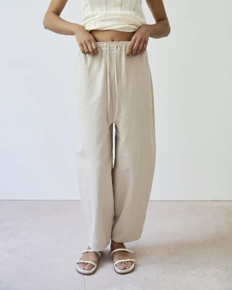 Diarte Talia Cotton Pants Sand