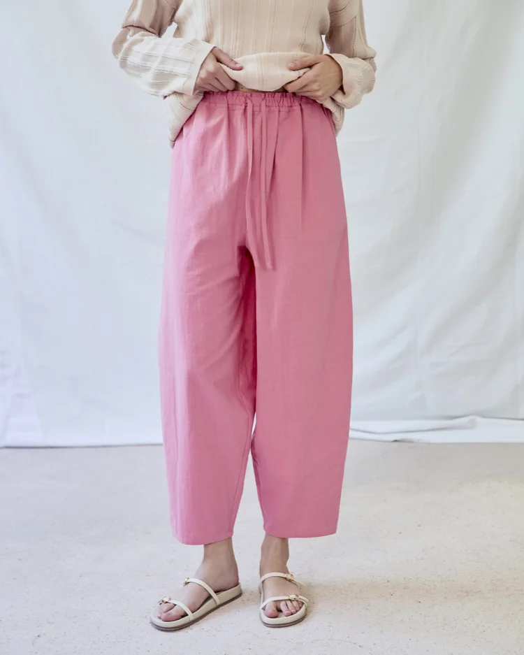 Diarte Talia Cotton Pants Strawberry