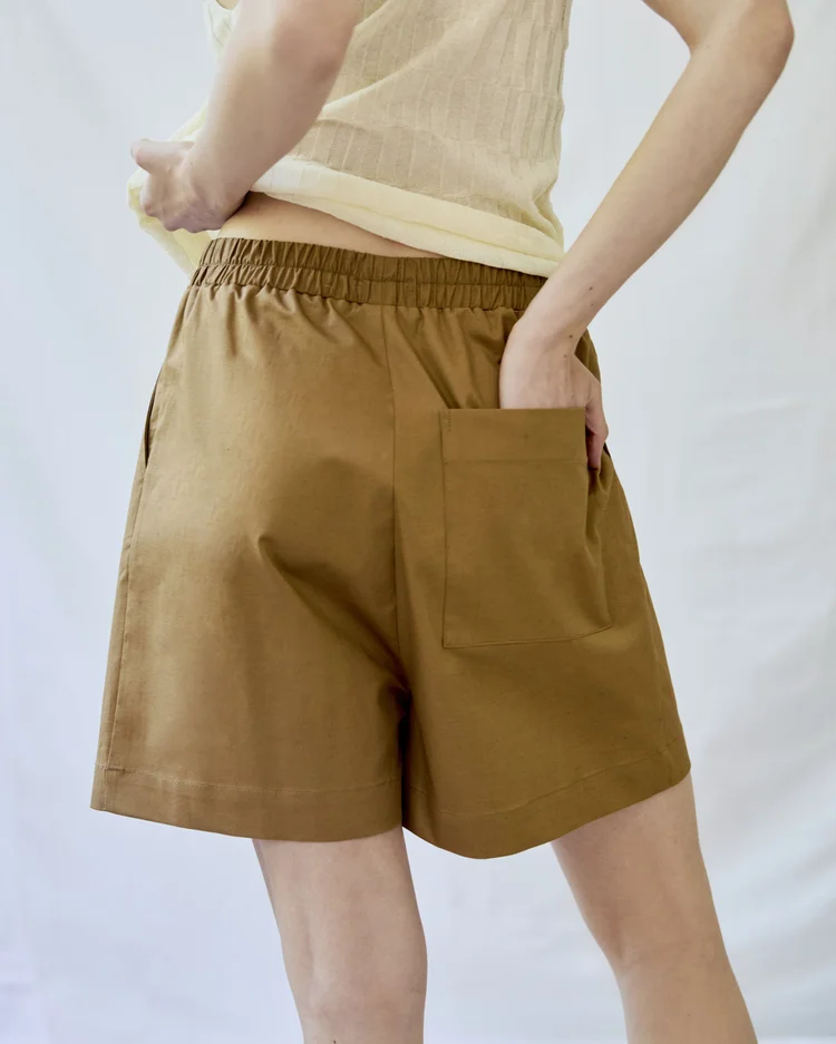 Diarte Trail Twill Shorts Tobacco