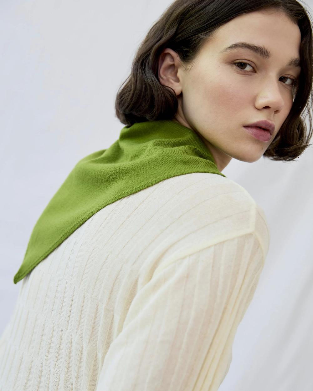 Diarte Triangle Bandana Moss Green