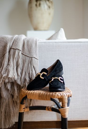 Diba About It Black Suede