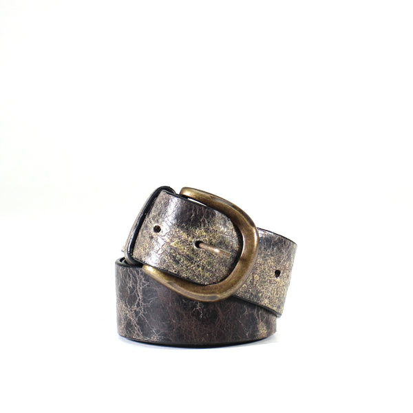 Diba Diba True Women's Vintage Leather Belts Charcoal Vintage Leather